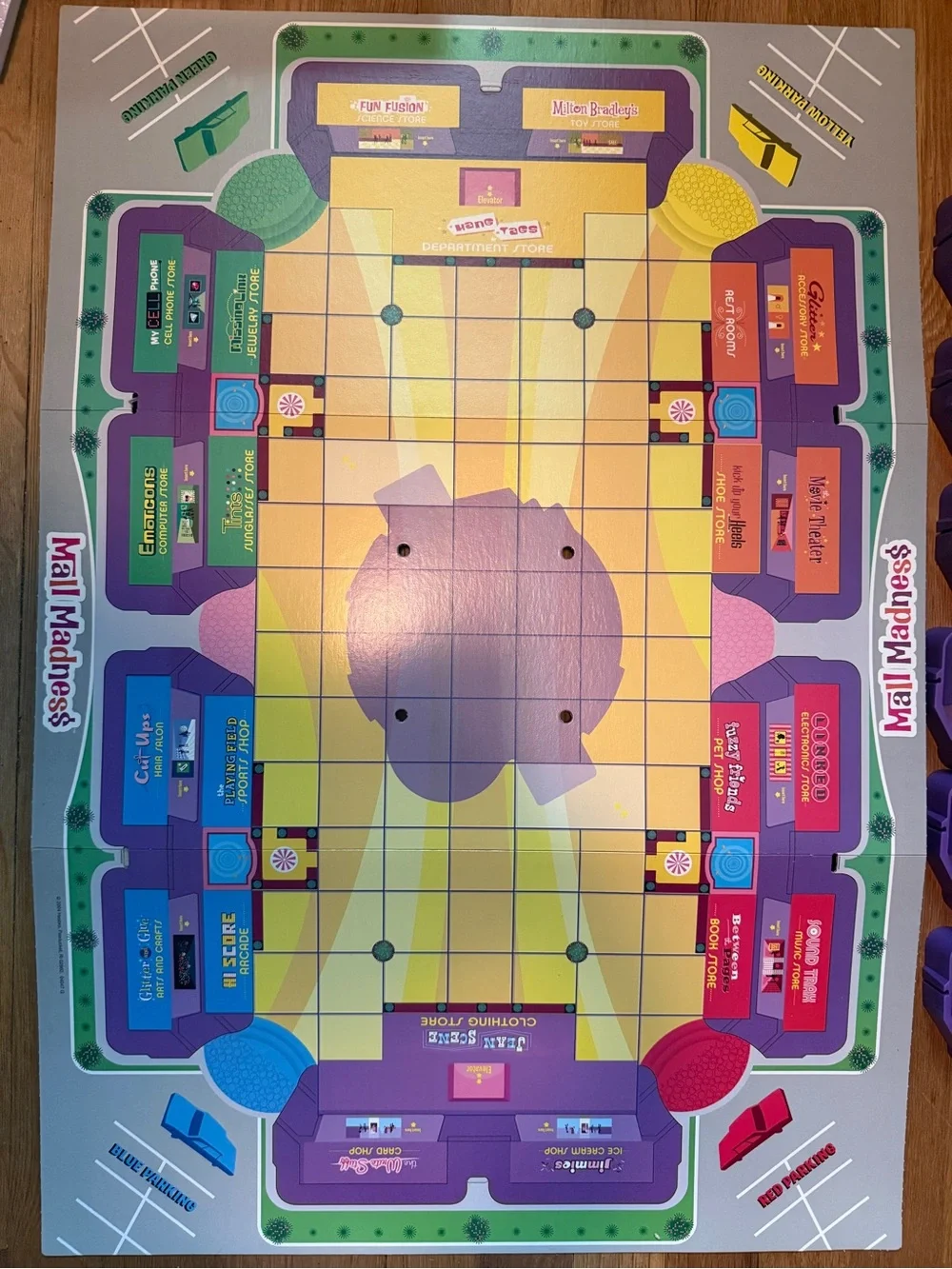 Milton Bradley Mall Madness Electronic Talking Shopping Board Game 2005